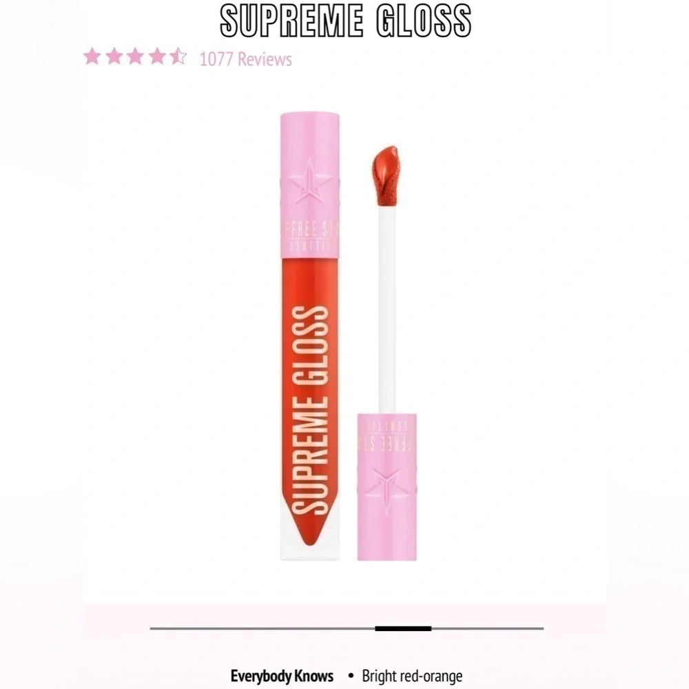 Brand New Jeffree Star Supreme Gloss Full Pigment Lip Gloss in Everybody Knows